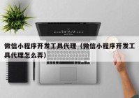 微信小程序開發(fā)工具代理（微信小程序開發(fā)工具代理怎么弄）